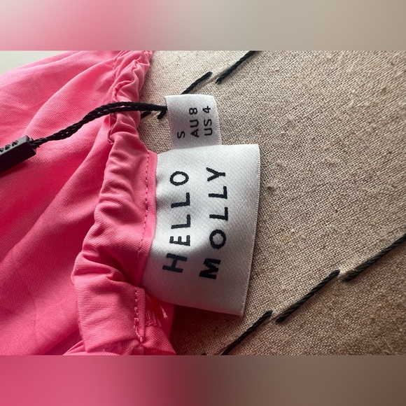 Hello Molly “Should We Go” Pink Maxi dress size Small sz 4 - Picture 15 of 15